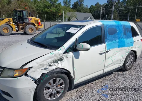 2016 Honda Odyssey Ex-L z USA, uszkodzony, nr VIN 5FNRL5H60GB168544